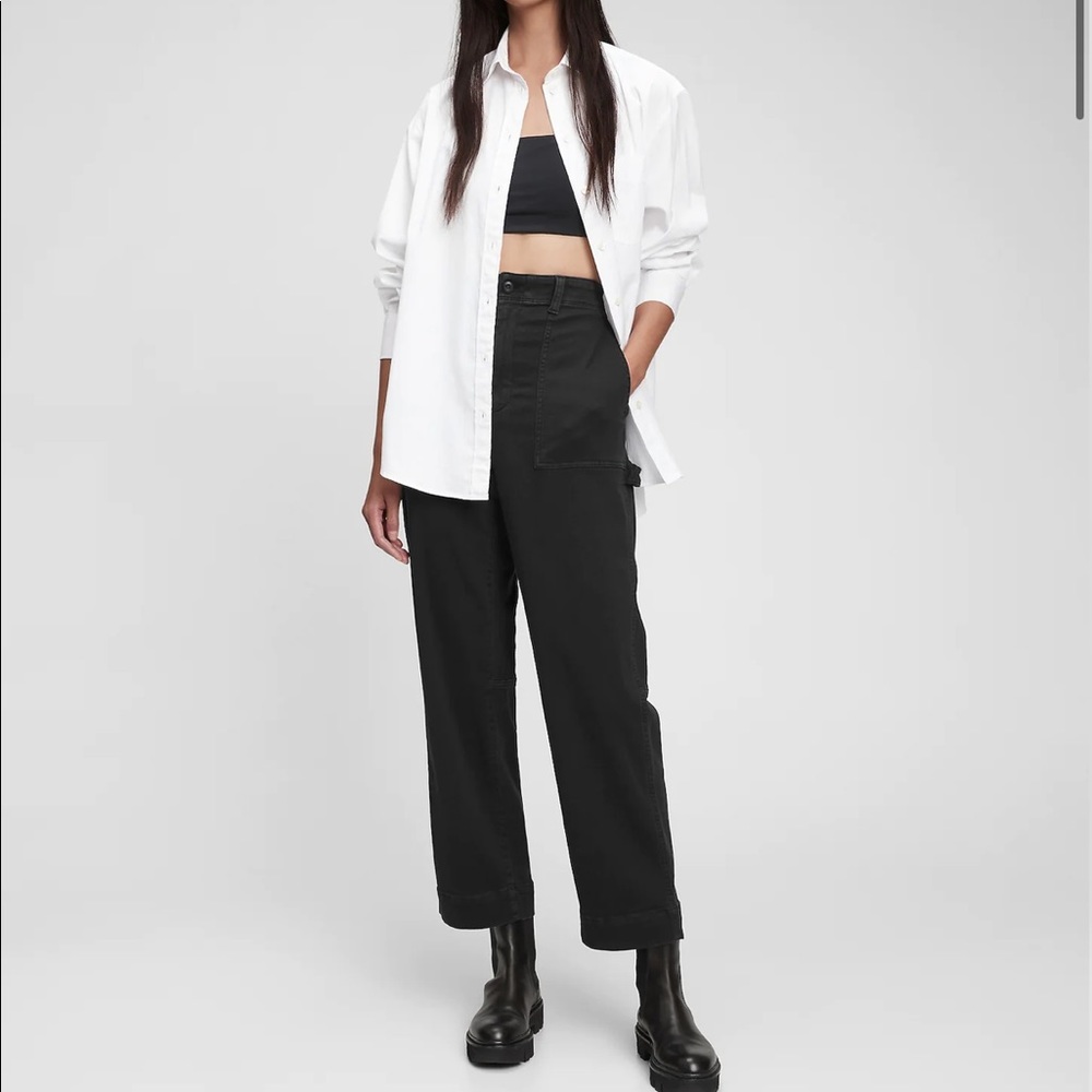 Gap High Rise Carpenter Straight Leg Pants - 2